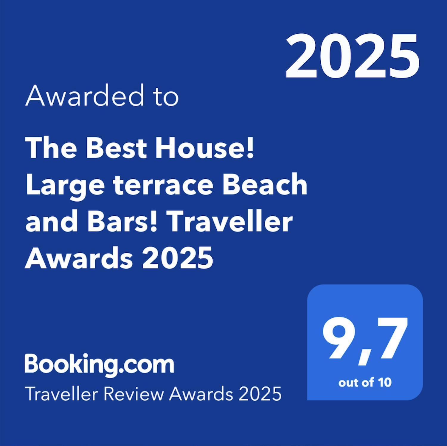 Apartment The House! Large Terrace And Bars! Traveller Awards 2024-2025